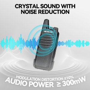 Retevis RT22 Walkie Talkies Rechargeable Hands Free 2 Way Radios Two-Way Radio(6 Pack) with 6 Way Multi Gang Charger