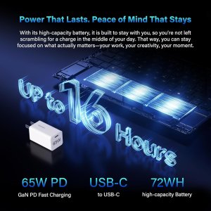 GEEKOM GeekBook X14 Pro Laptop, 2.2lbs Ultra Thin 14" 2.8K OLED Laptop Computer, Ultra 9 185H, 32GB LPDDR5x 7500MHz RAM 2TB SSD, Up to 16 Hour, 2X USB4, Fingerprint, Hub, Copilot, Windows 11 Pro