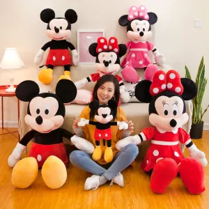 50CM Disney Cartoon Mickey or minnie Mouse Plush Toy Stuffed Doll for birthday Gift Christmas Gift