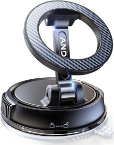 Car Phone Holder for Magsafe [78+LBS Strongest Suction & 2400gf Magnetic] 360° Adjustable Car Phone Mount, Phone Holders for Your Car for iPhone All Smartphones, Valentine's Day Gifts for Him Her