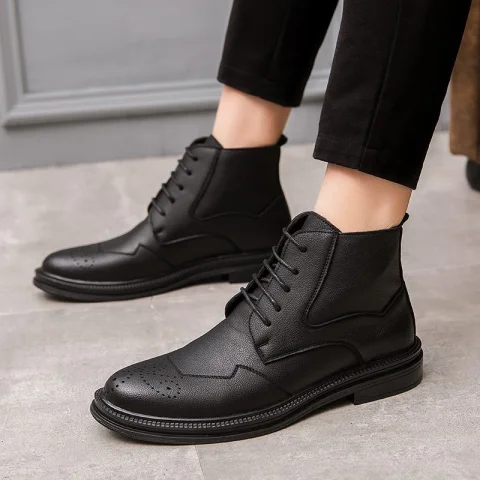 boots for men boots men boots ankle boots black boots chelsea boots winter boots boots men leather shoes men high cut shoes korean boots