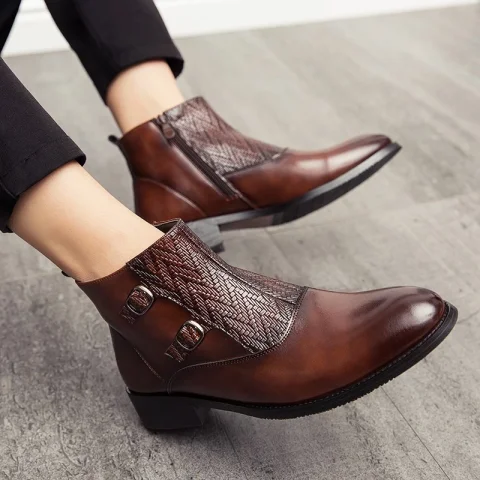 bota boots for men boots men boots ankle boots black boots chelsea boots winter boots boots men high cut shoes korean boots casual boots 4