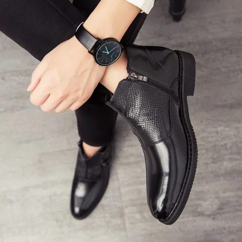 bota boots for men boots men boots ankle boots black boots chelsea boots winter boots boots men high cut shoes korean boots casual boots 6