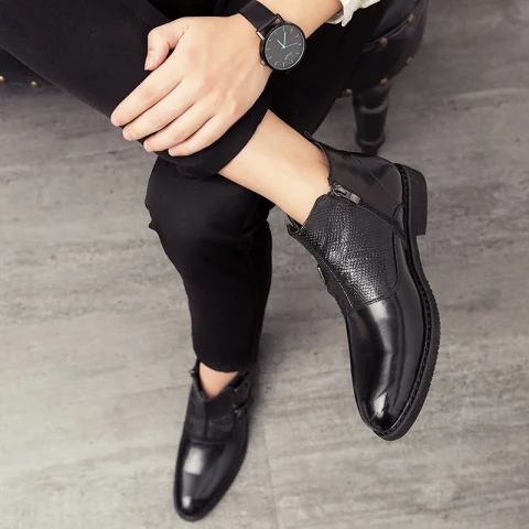 bota boots for men boots men boots ankle boots black boots chelsea boots winter boots boots men high cut shoes korean boots casual boots 7