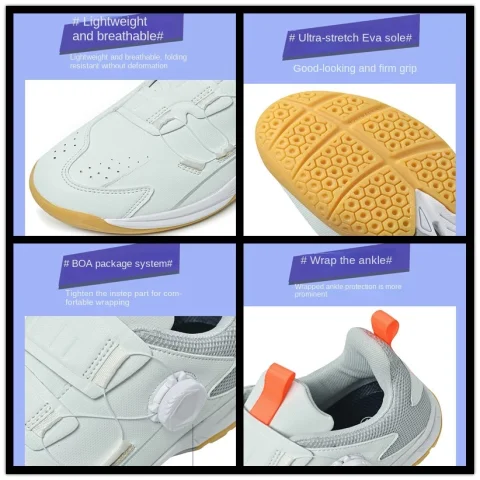 Quality Assurance Couple Badminton Shoes Outdoor Casual Shoes Sports Shoes Badminton Shoes Men/Women Volleyball Shoes Tennis Shoes 4