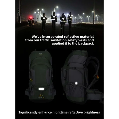 Large Capacity Backpack 60L Camping Backpack Waterproof Backpack 70L Oxford Cloth Backpack 90L Large Capacity Backpack 50L 3