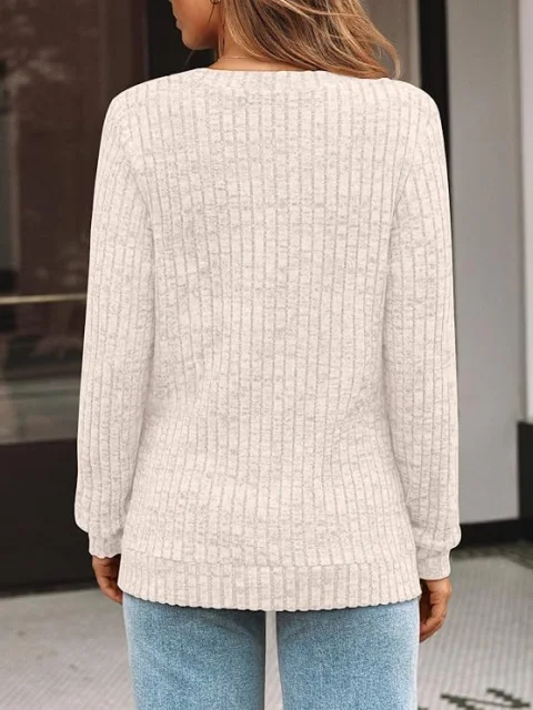 AUTOMET Womens V Neck Long Sleeve Shirt Fall Fashion Tops Tunic Dressy Casual Sweater Clothes Cute Trendy Work Outfits 2026 6