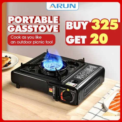 Portable Butane Gas Stove Mini Camping Outdoor Picnic Barbecue Safe Explosion-Proof