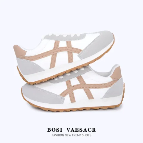 BOSI Women's Thick Bottom Rubber Sneakers - Soft Casual Wear with Jeans or Skirts【SIZE 36-40】