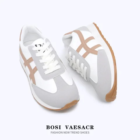 BOSI Women's Thick Bottom Rubber Sneakers - Soft Casual Wear with Jeans or Skirts【SIZE 36-40】 7