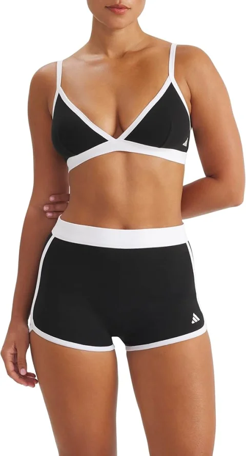 adidas Women's Active Essentials Cotton Triangle Bralette 4