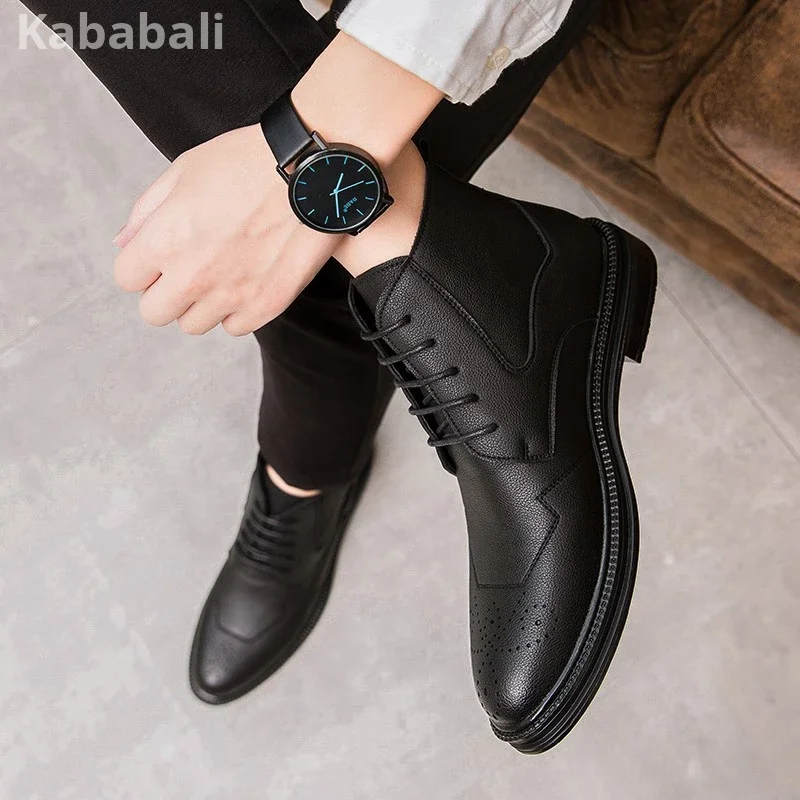 boots for men boots men boots ankle boots black boots chelsea boots winter boots boots men leather shoes men high cut shoes korean boots