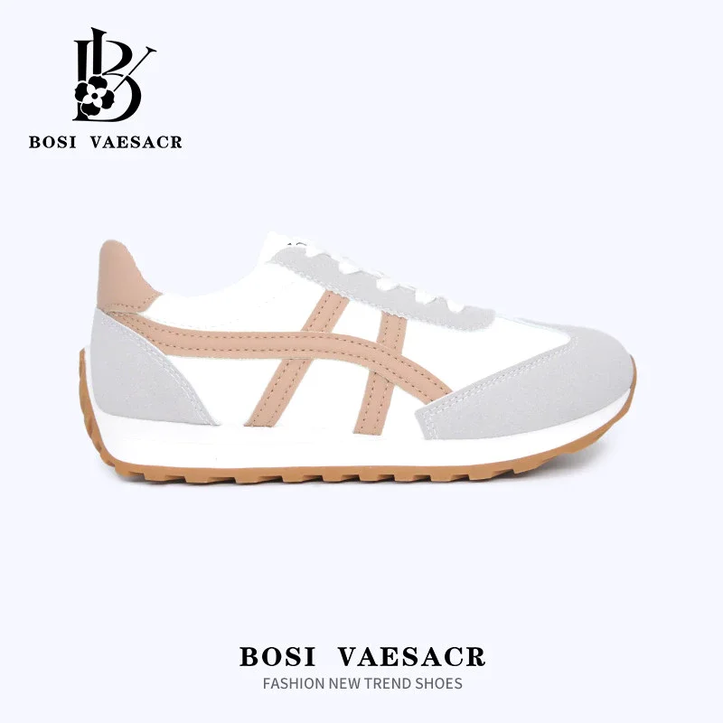 BOSI Women's Thick Bottom Rubber Sneakers - Soft Casual Wear with Jeans or Skirts【SIZE 36-40】