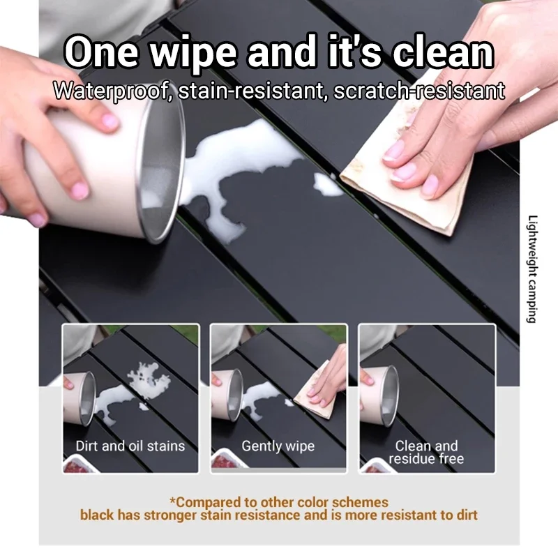 CEMAL Portable Folding Camping Table & Chairs Set (1 Table + 2 Chairs)