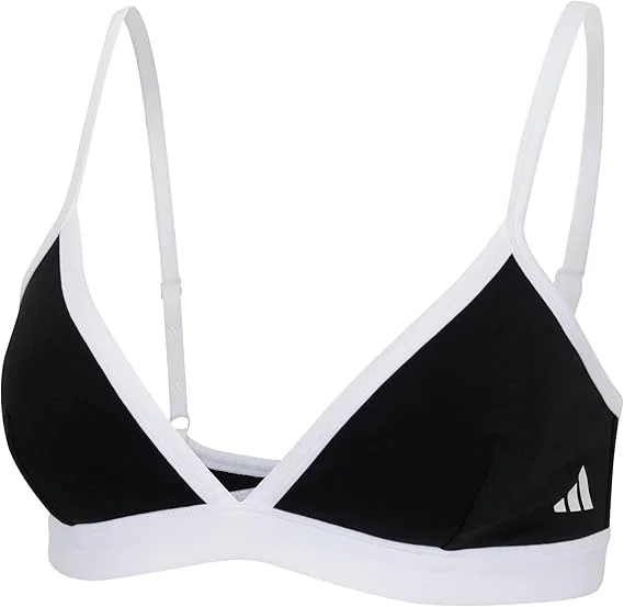 adidas Women's Active Essentials Cotton Triangle Bralette