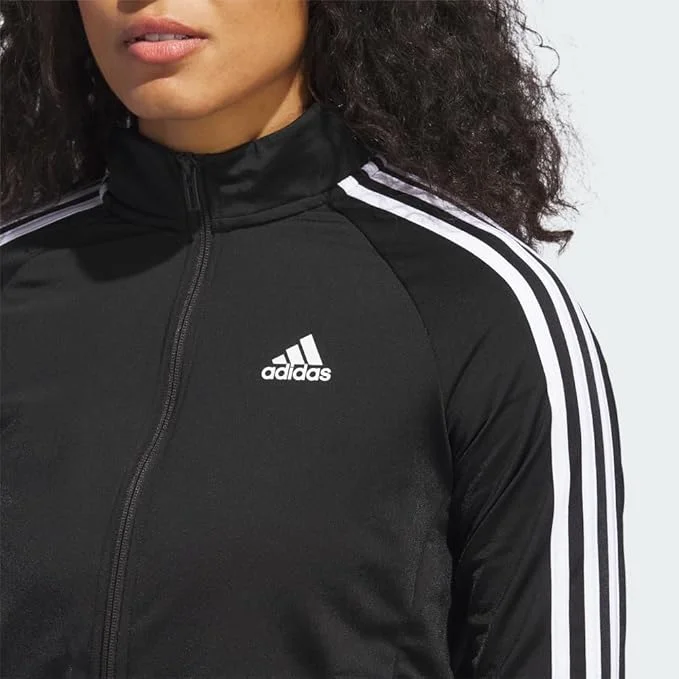 adidas Women's Essentials Warm-Up Slim 3-Stripes Track Jacket